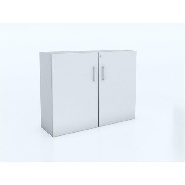 Whitney Brothers Lockable Wall Storage Cabinet, White WB0658